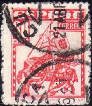 z vendido ESPAÑA 1948 1034 Sello Personajes Almirante Bonifaz Usado Espana Spain Espagne Spagna Spanje Spanien 